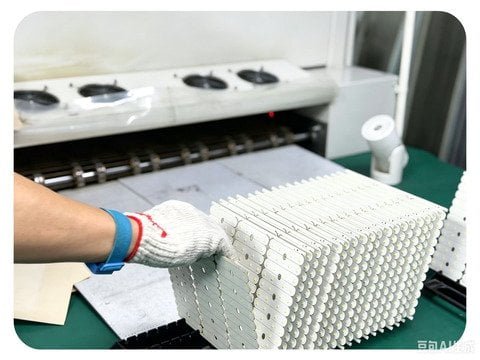 SMT production room with automated pick-and-place machines