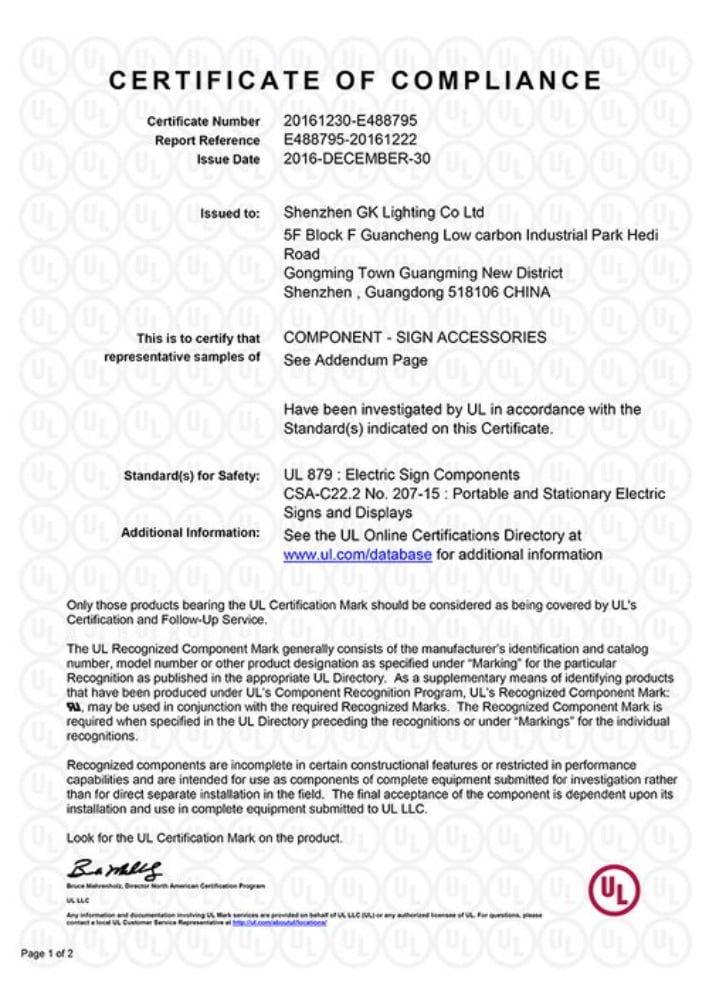 UL Certification